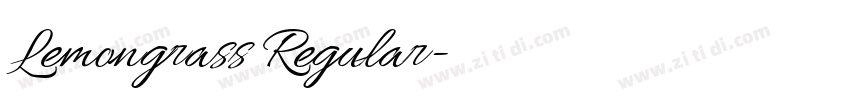 Lemongrass Regular字体转换 Lemongrass Regular字体转换